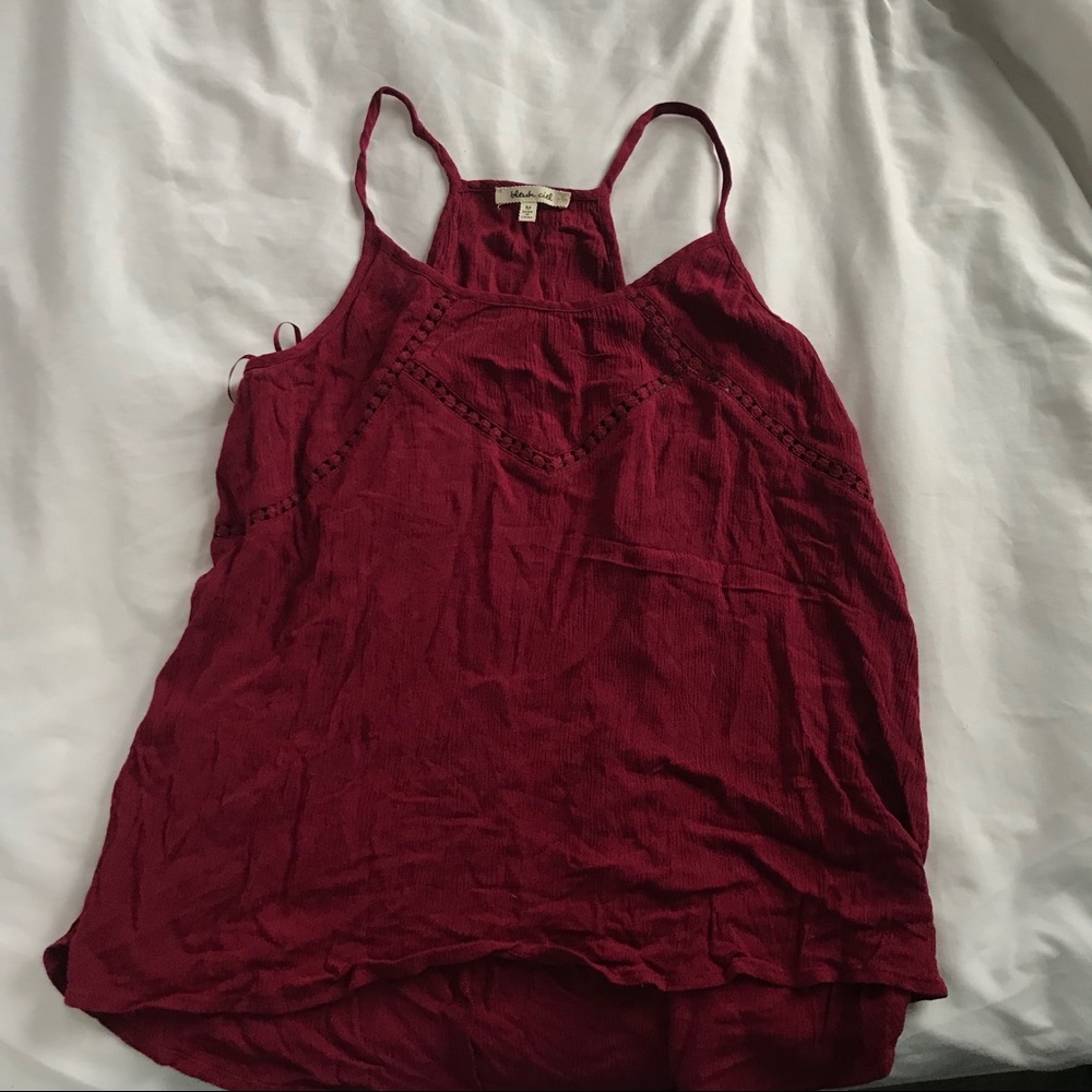 Maroon Halter Tanktop